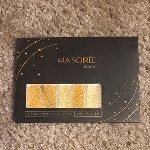 Brand new still sealed in original package sparkle gold nail strips